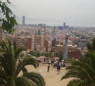 Parc Güell - Ausblick von oben