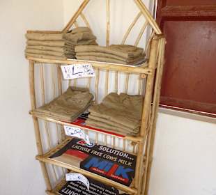 Kleines Lager für die Angestelten