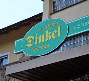 Das Schild des Gasthof Dinkel