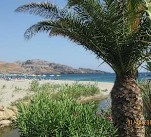 Blick vom Garden eines Hotels