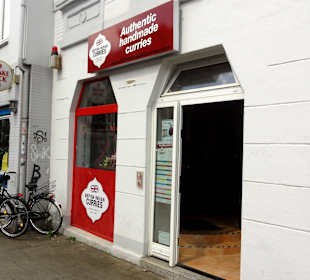 Außenansicht des kleinen Ladens