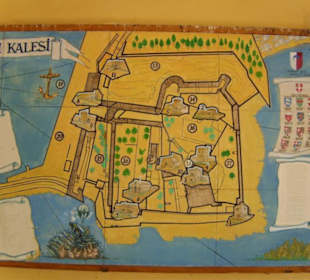 Karte: Bodrum Kastell