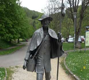 Skulptur Der Schreitende Pilger