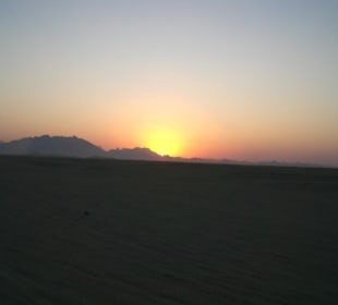 Sonnenuntergang in der Wüste