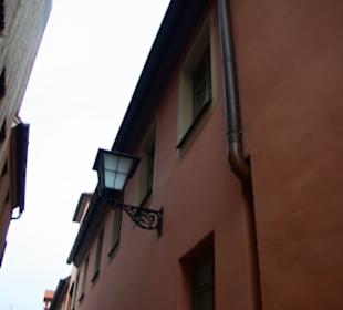 Viele große Laternen in der Altstadt