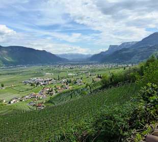 Ausblick vom Marlinger Waalweg 