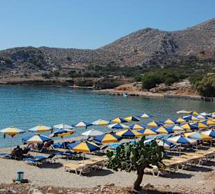 Plaża na wyspie Chalki