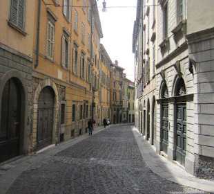In der Altstadt Bergamos