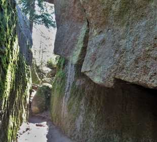 Rundgang durch das Felsenlabyrinth Luisenburg