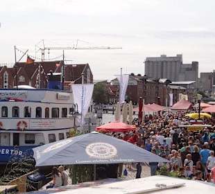 Blick zum Hafen Richtung Nordertor