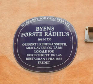 Erstes Rathaus von Christiania