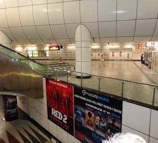 Blick auf eine Halle