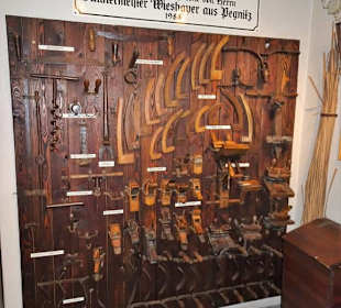 In der Büttnerwerkstatt der alten Brauerei Maisel