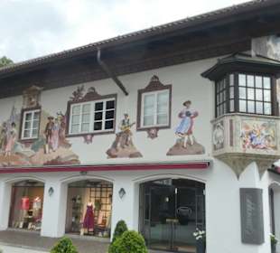 Lüftlmalerei im Ortsteil Garmisch