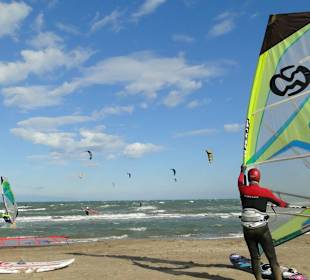 Kiteboarding in Ebro Delta