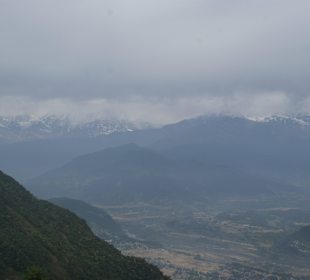 Leider kein schöner Blick auf die Anapurna Bergwelt