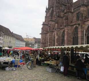Altstadt Freiburg Markt am Münster