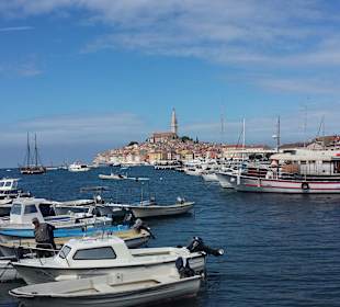 Altstadt von Rovinj mit Hafen