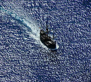 ...da kam die Santa Maria vorbei