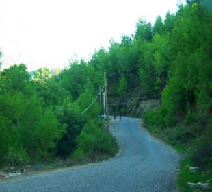 Rafting Selge Landschaft/An- & Abfahrt