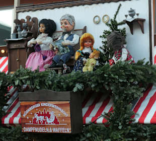 Am Weihnachtsmarkt „Nürnberger Kinderweihnacht“