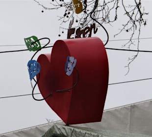 Deko des Weihnachtsmarktes