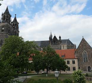 Der Dom von Magdeburg am Domplatz