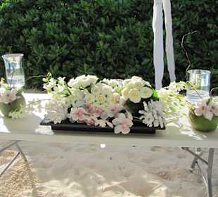 Hochzeit am Strand - Blumen
