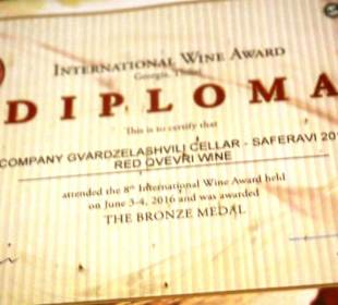 Weingut Shakarashvili - Diplom
