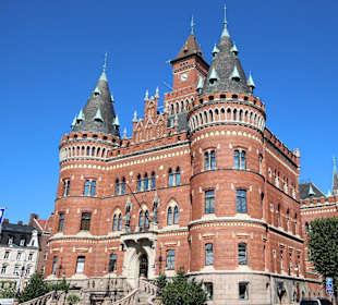 Blick auf das Rathaus von Helsingborg