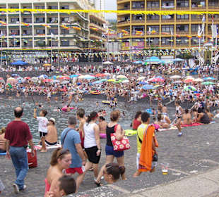 Feiern auch am kleinen Strand