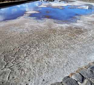 Becken der Salinas del Carmen