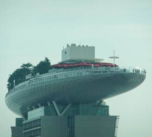 Blick vom Singapur Eye