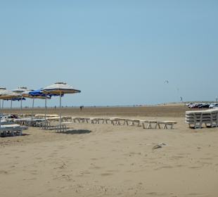 Kilometerbreiter Sandstrand von Prasonisi