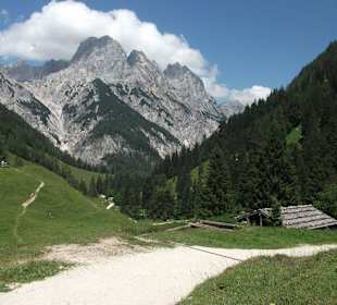 Wandern auf die Bindalm Nationalpark Berchtesgaden