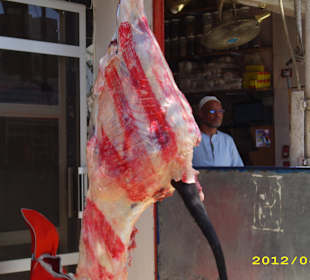 Schlachter auf dem Basar