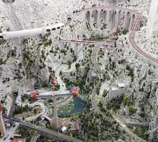 Miniatur Welt Umgebung