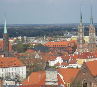 Widok na Katedre z Wieży.