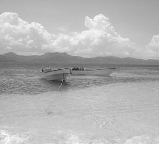 Boote am der Paradiesinsel