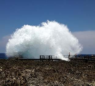 Strandwandern Steilküste. Duschen möglich