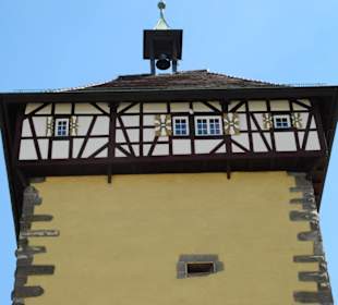 Fachwerk auf dem Tübinger Tor.