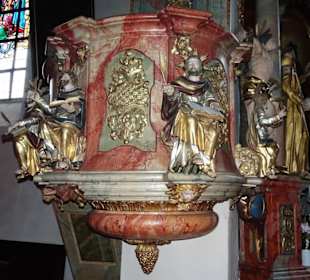 Die Kanzel der Wallfahrtskirche