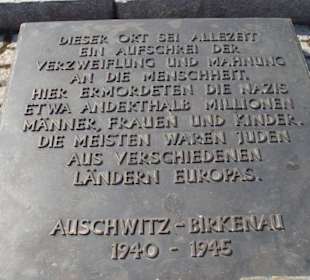 Gedenktafel Birkenau