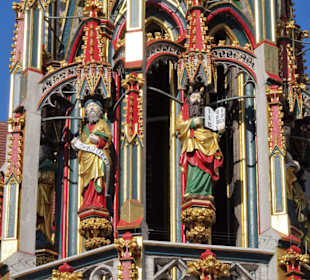 Detailansicht des Schönen Brunnens