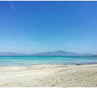 Golden Beach auf Chrissi Island