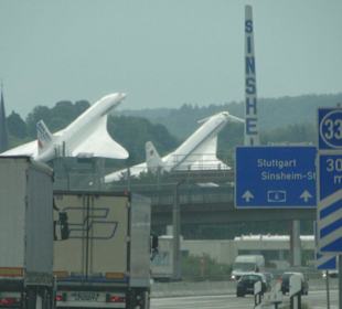 Blick auf das Technikmuseum 