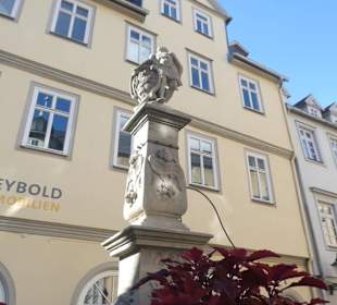 Der Hl. Mauritius auf dem Coburger Rückertbrunnen