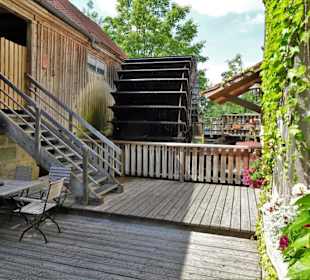 Impressionen aus dem Biergarten Obere Mühle