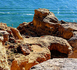 Ausblick Carvoeiro Boardwalk