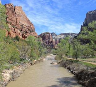 Fluss im  Zion Nationalpark